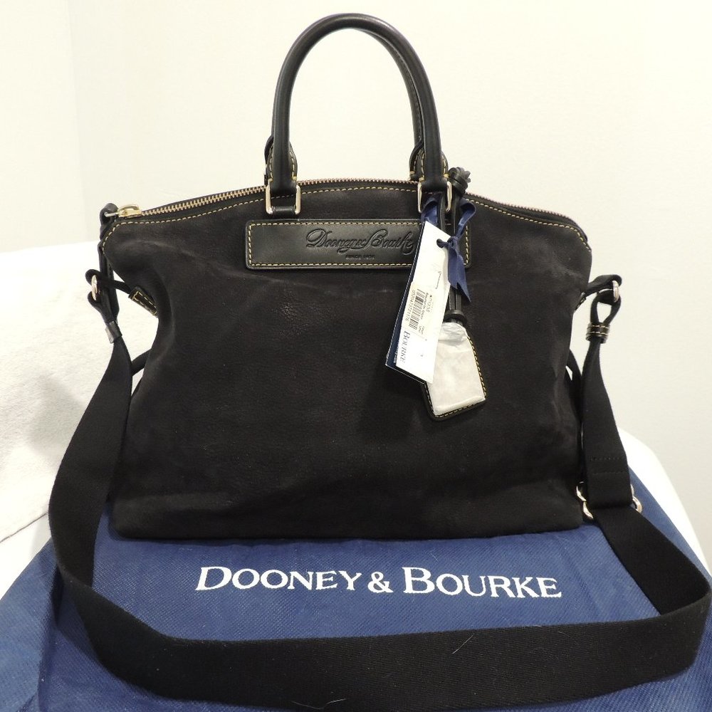 Stunning Dooney & Bourke Florentine Vacchetta Leather Small Juliet Satchel